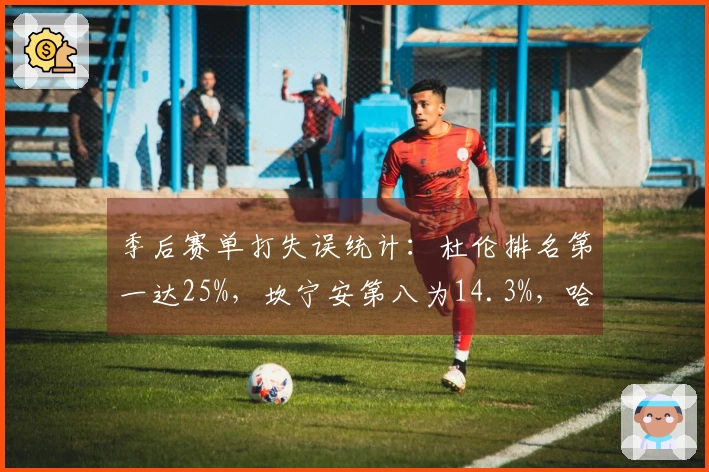 季后赛单打失误统计：杜伦排名第一达25%，坎宁安第八为14.3%，哈登第十达到13.4%
